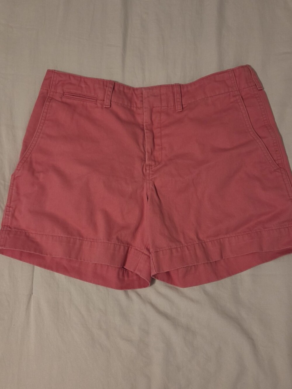 Ralph Lauren Women's Classic Chino Shorts Pink Coral Size 4